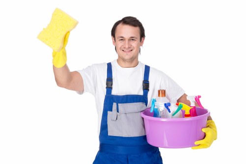 Property cleanout in a busy area with clear junk hauling estimate