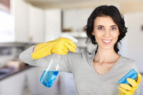 One off cleaning results in a bright and tidy living room