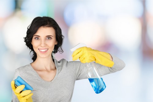 Final walkthrough of a cleaned property ready for move out