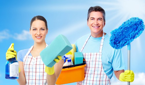 Eco-friendly house cleaning products and reusable tools