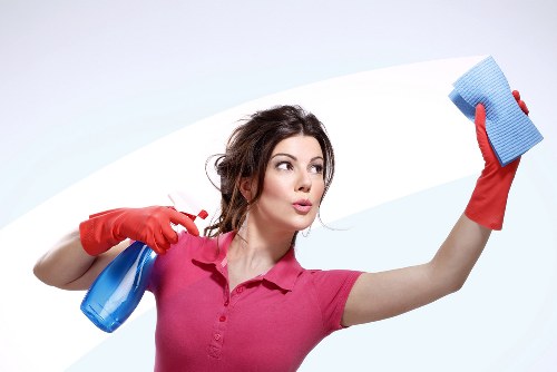 Professional deep cleaning of living room areas
